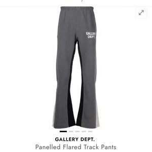 Gallery Dept Gray & Black Panel Track Pants